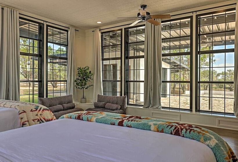 Trendy Fredericksburg Pad W/ Pool & Valley Views!