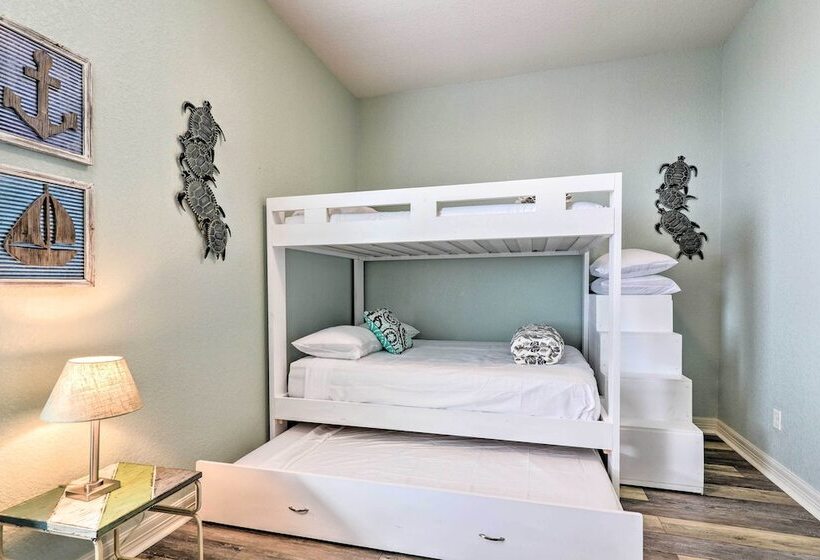 Oceanfront Freeport House W/ Private Beach!