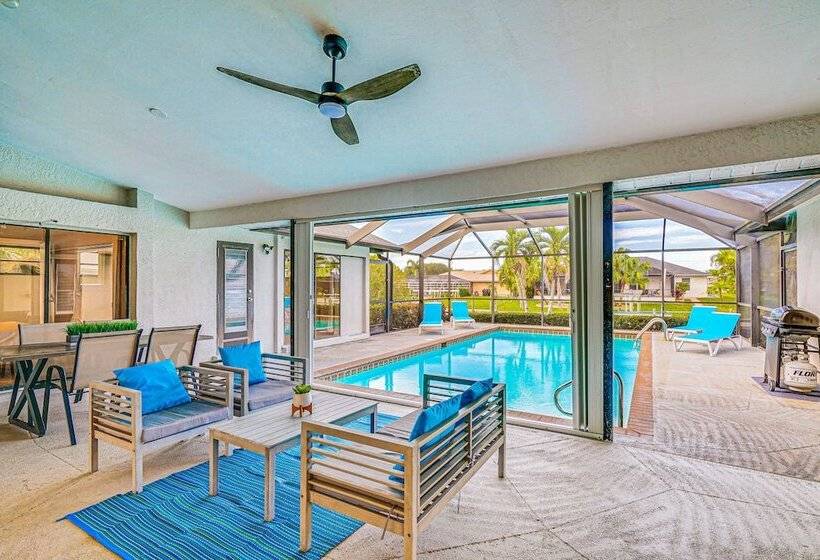 Cape Coral Home W/ Heated Pool, Dock & Gulf Access