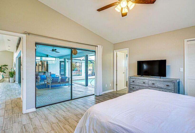 Cape Coral Home W/ Heated Pool, Dock & Gulf Access