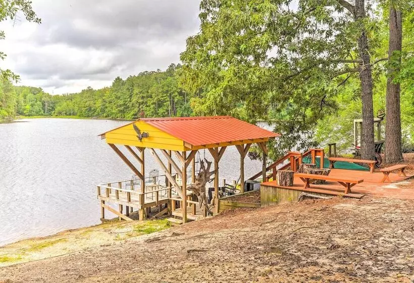 Cheery Swansea Home On Calmont Pond W/ Dock!
