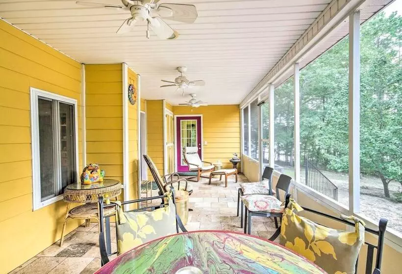 Cheery Swansea Home On Calmont Pond W/ Dock!