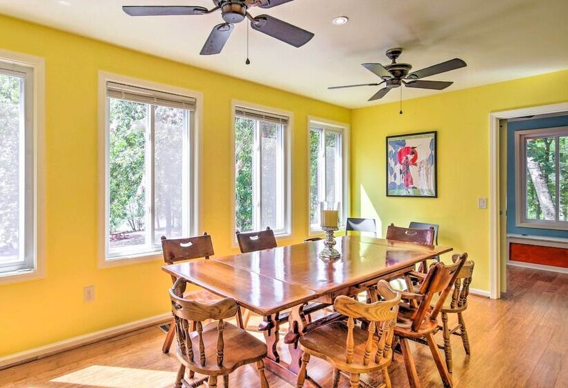 Cheery Swansea Home On Calmont Pond W/ Dock!