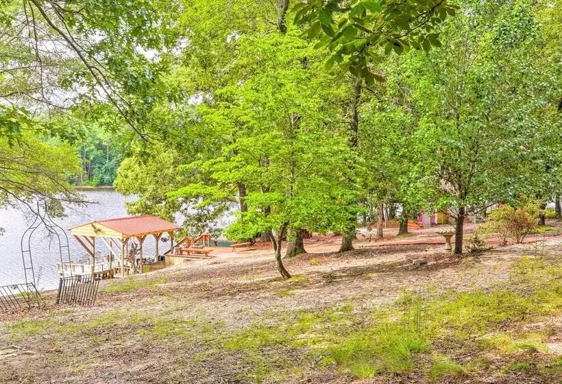 Cheery Swansea Home On Calmont Pond W/ Dock!