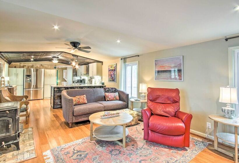 Cheery Swansea Home On Calmont Pond W/ Dock!