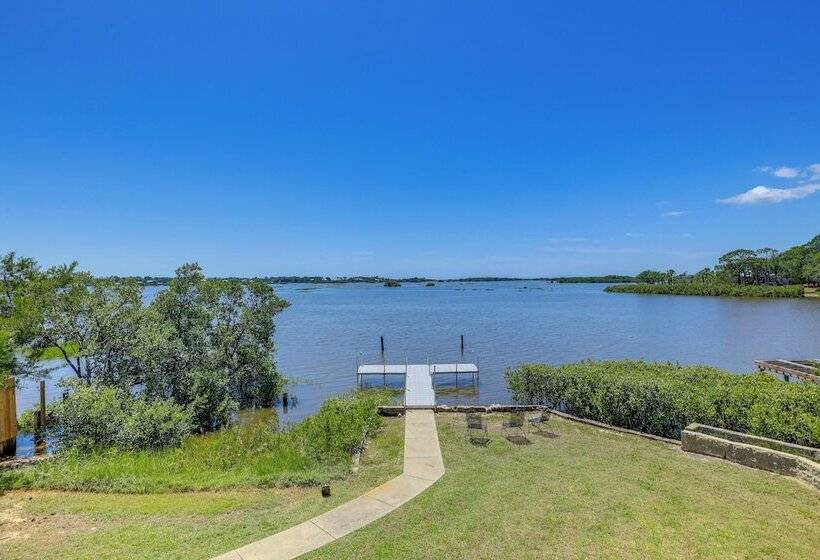 Waterfront Duplex W/ Dock & Views: Near Town!