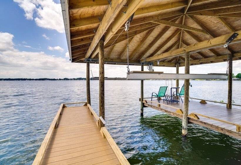Lake Francis Lily Pad Home W/ Hot Tub & Dock!