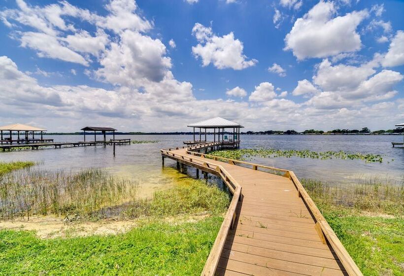 Lake Francis Lily Pad Home W/ Hot Tub & Dock!