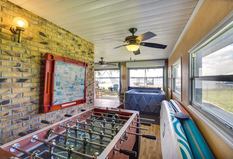 Lake Francis Lily Pad Home W/ Hot Tub & Dock!