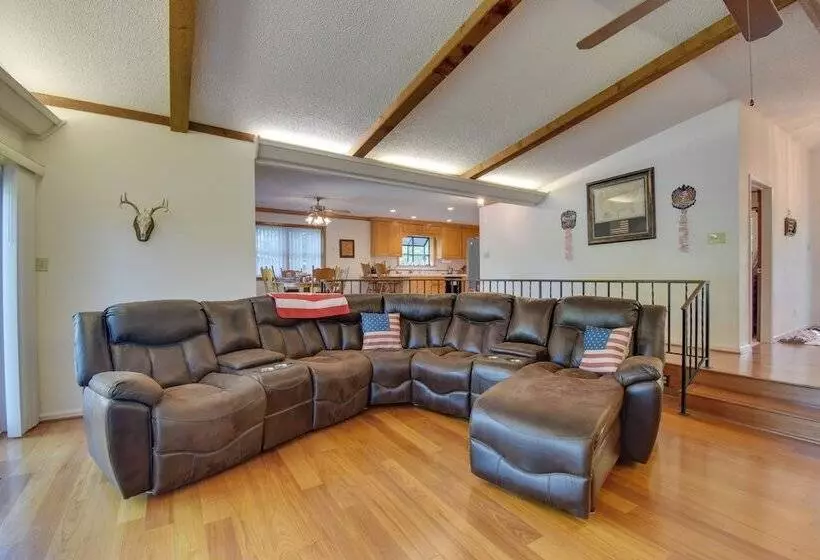 Deck, Dock & Resort Amenities: Home In Hot Springs