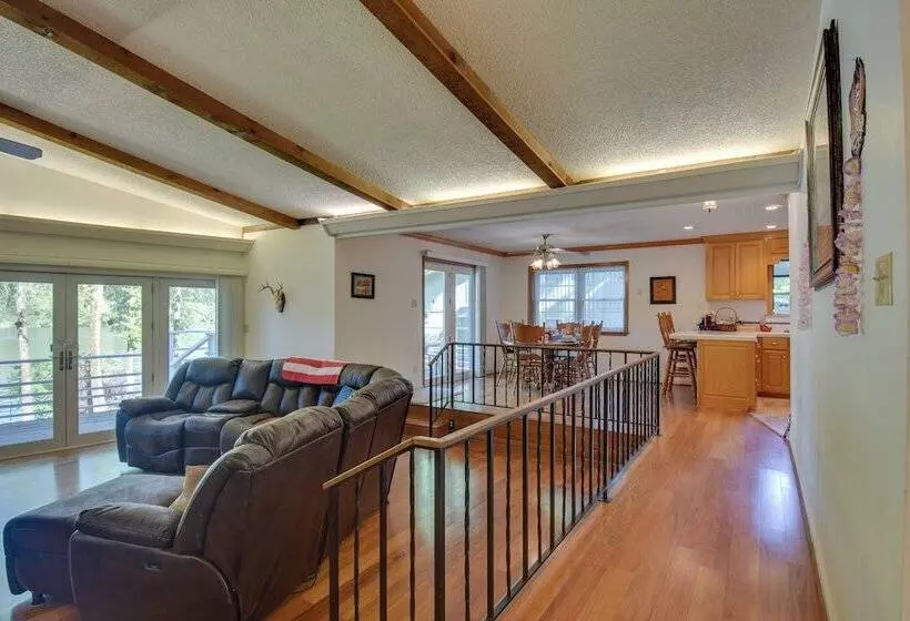 Deck, Dock & Resort Amenities: Home In Hot Springs