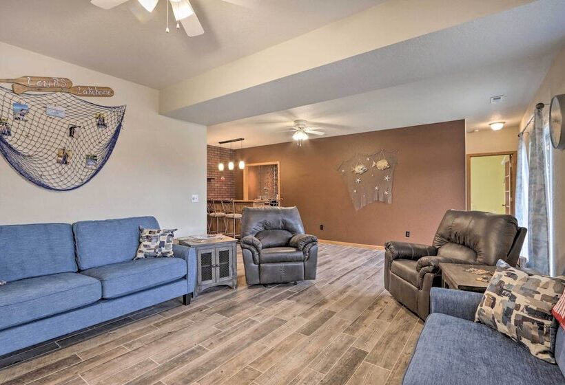 Lazy Rs Lakehouse  W/ Hot Tub & Dock In Warsaw!