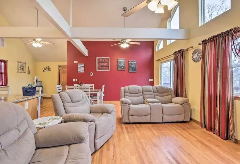 Lazy Rs Lakehouse  W/ Hot Tub & Dock In Warsaw!