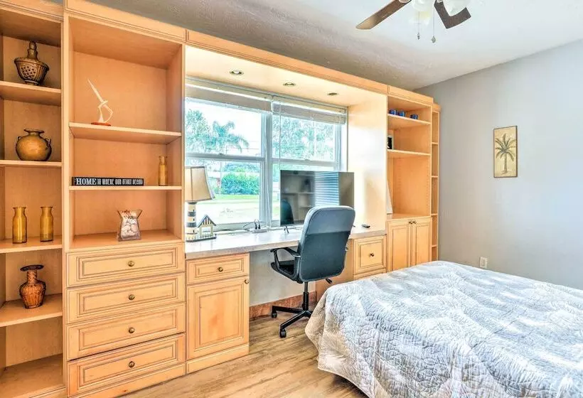 Ocean Breeze Oasis  W/ Boat Dock & Slip On Canal!