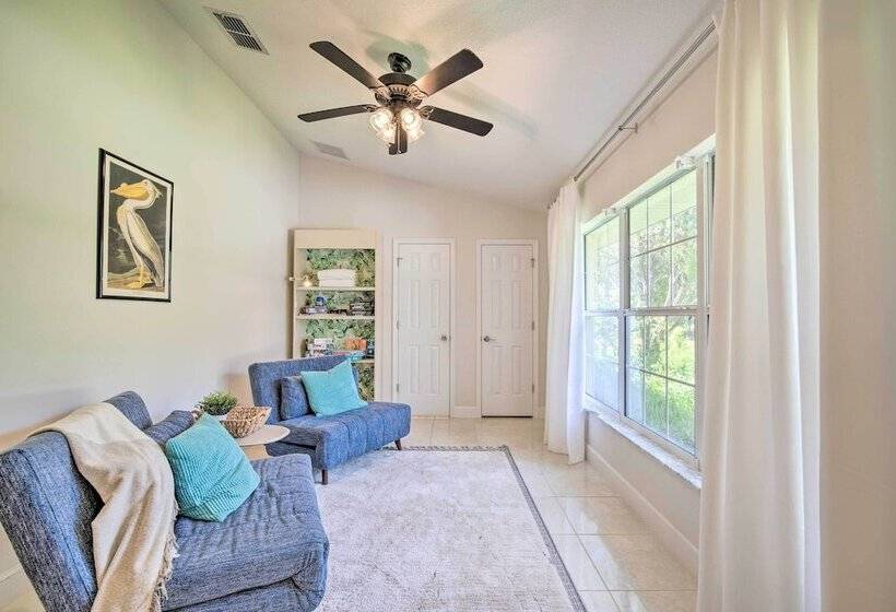 Walk To Rainbow River: Peaceful Home In Dunnellon