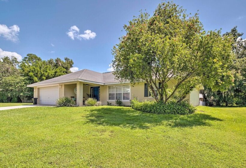 Walk To Rainbow River: Peaceful Home In Dunnellon