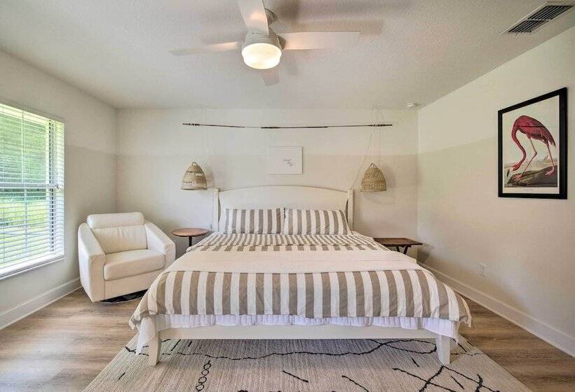 Walk To Rainbow River: Peaceful Home In Dunnellon