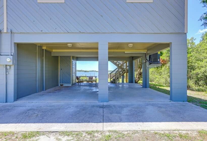 Waterfront Cedar Key Duplex Home: Grill & Dock!