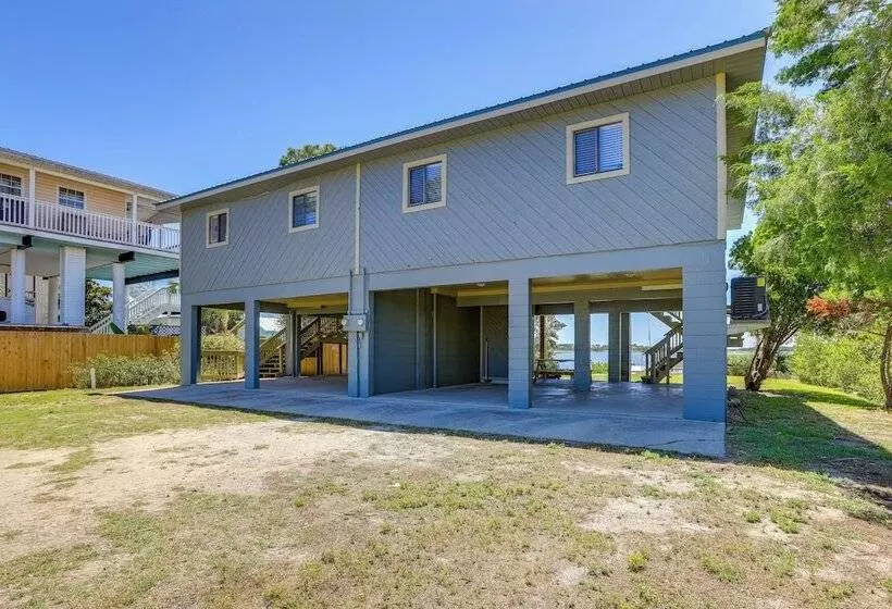 Waterfront Cedar Key Duplex Home: Grill & Dock!