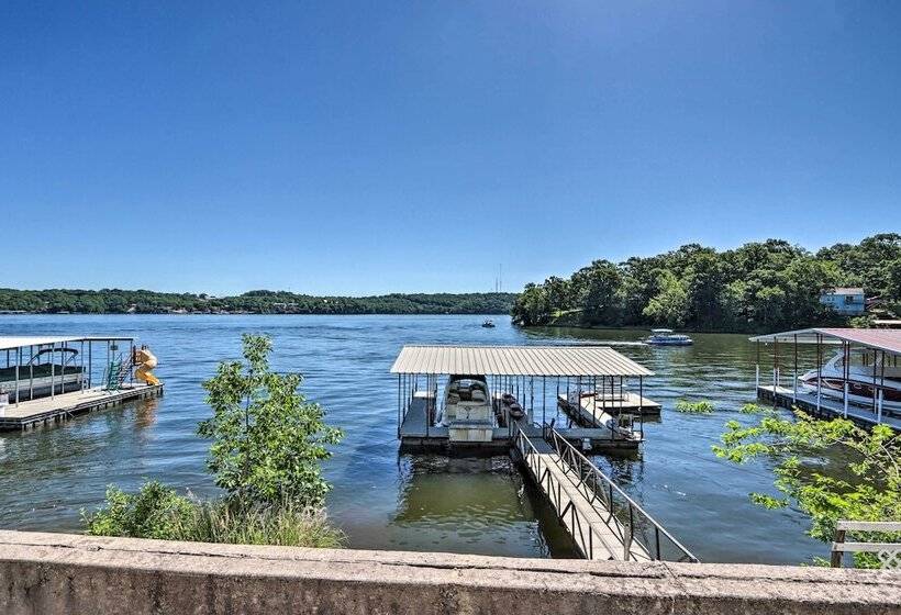 Waterfront Lake Ozark Home W/ Dock & Boat Slip!