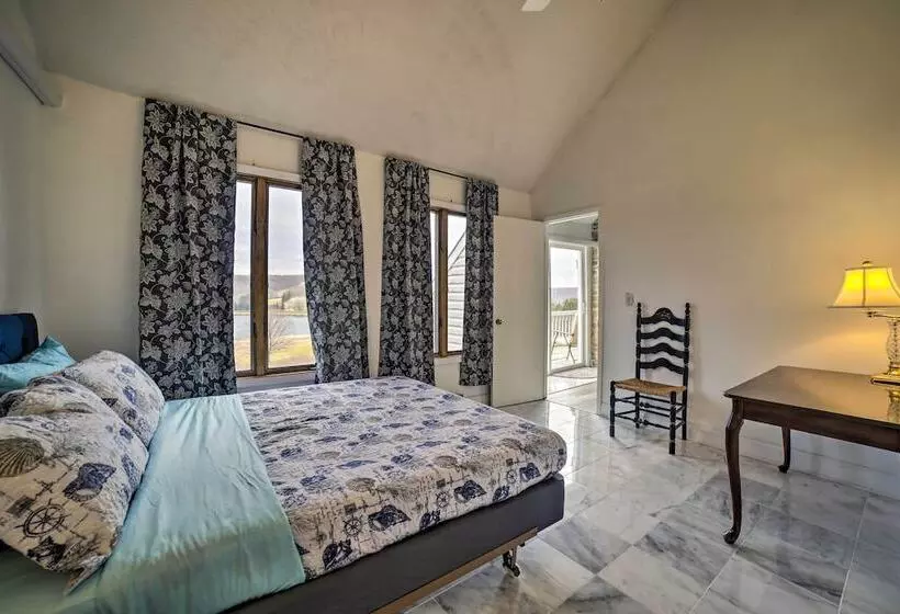 Alpine Lake Resort Home: Stunning Lake Views!