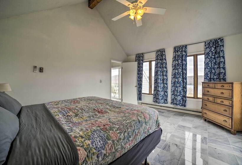 Alpine Lake Resort Home: Stunning Lake Views!