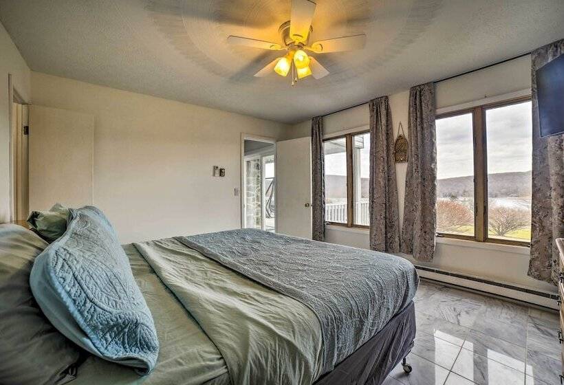 Alpine Lake Resort Home: Stunning Lake Views!