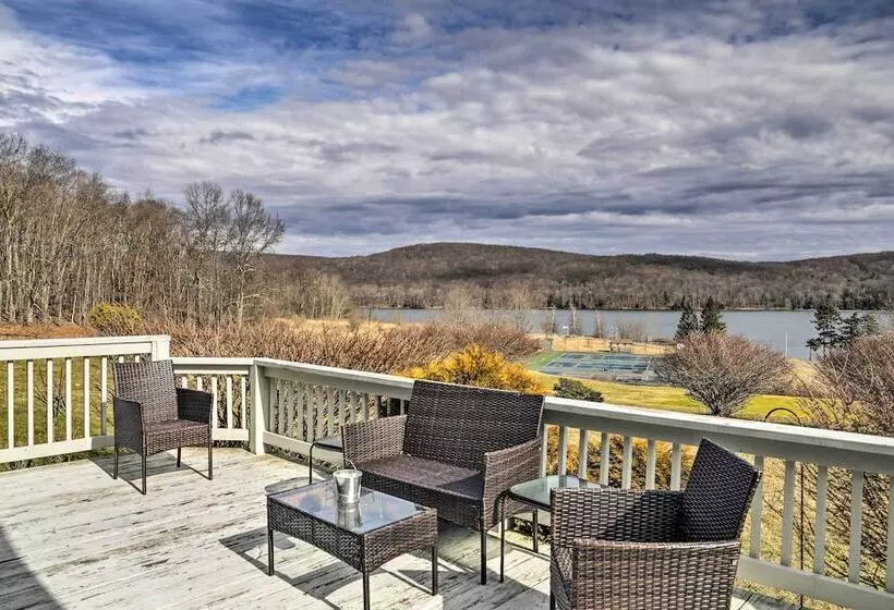 Alpine Lake Resort Home: Stunning Lake Views!