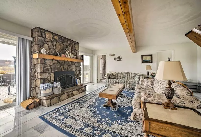 Alpine Lake Resort Home: Stunning Lake Views!