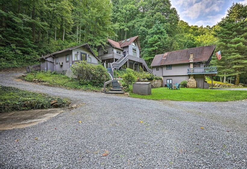 Idyllic Roan Mountain Cabin Across From Creek