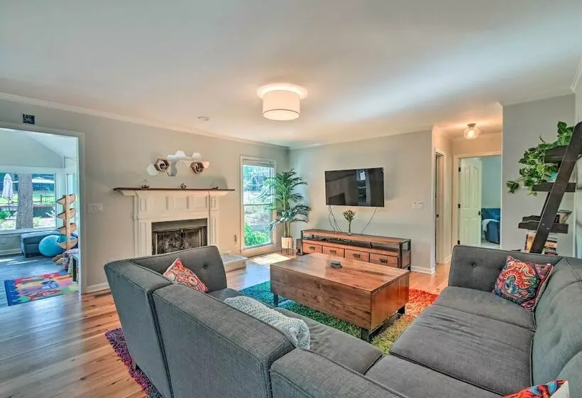 Peaceful Southern Pines Home W/ Pool + Yard!