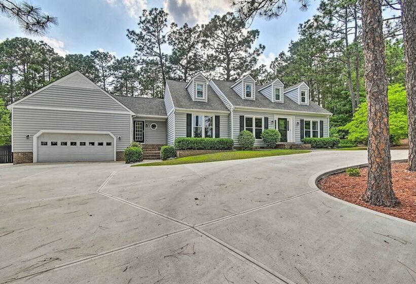 Peaceful Southern Pines Home W/ Pool + Yard!