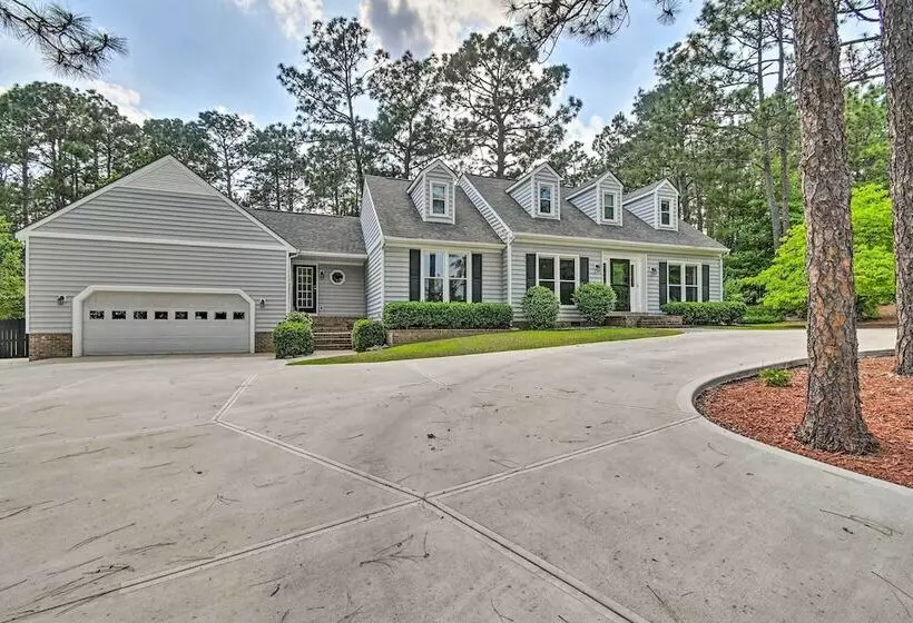 Peaceful Southern Pines Home W/ Pool + Yard!