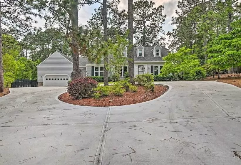 Peaceful Southern Pines Home W/ Pool + Yard!