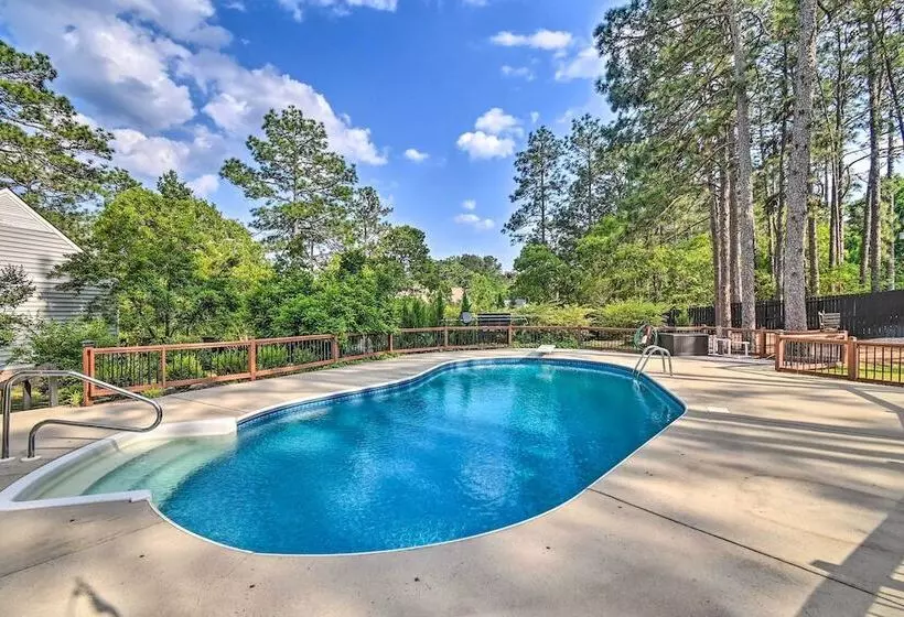 Peaceful Southern Pines Home W/ Pool + Yard!