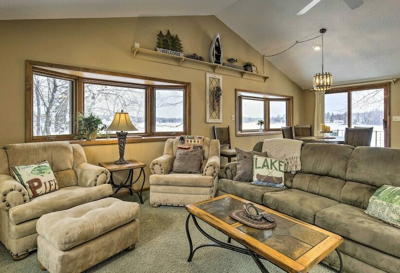 Phillips Cabin W/ Lake Views & Private Dock!