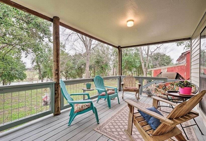 Riverfront Martindale House W/ 2 Covered Decks