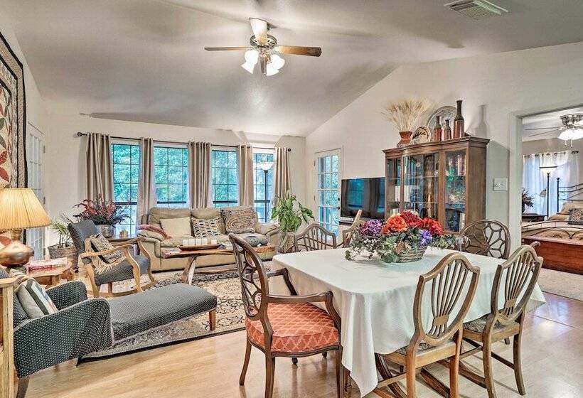 Riverfront Martindale House W/ 2 Covered Decks