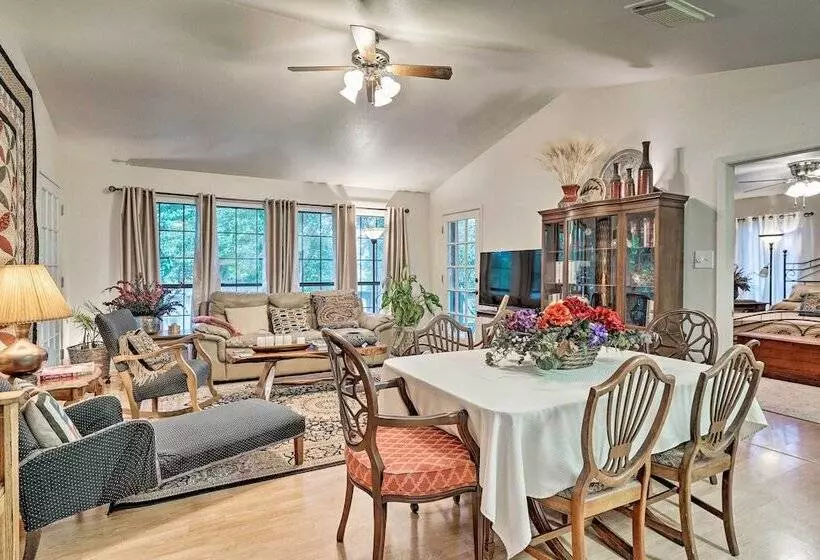 Riverfront Martindale House W/ 2 Covered Decks