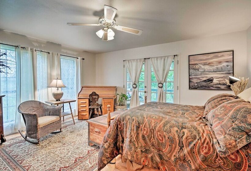 Riverfront Martindale House W/ 2 Covered Decks