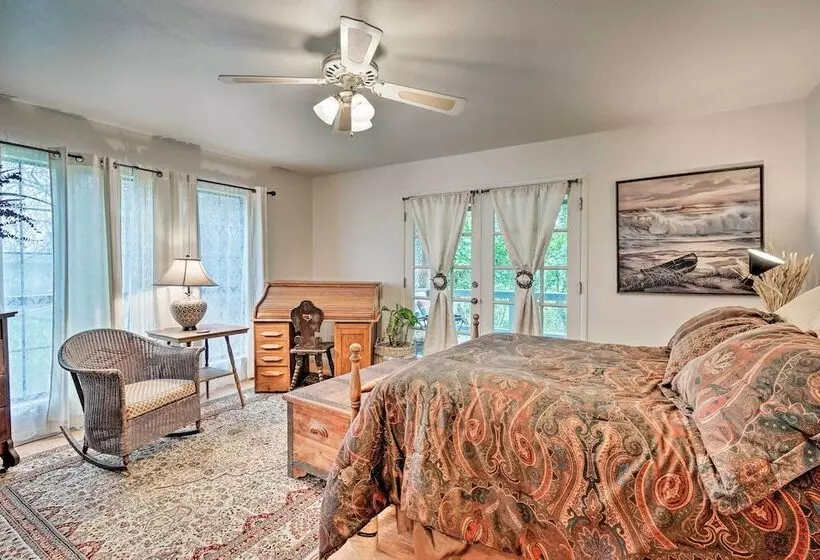 Riverfront Martindale House W/ 2 Covered Decks