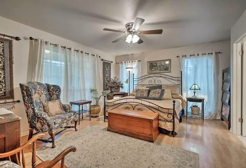 Riverfront Martindale House W/ 2 Covered Decks