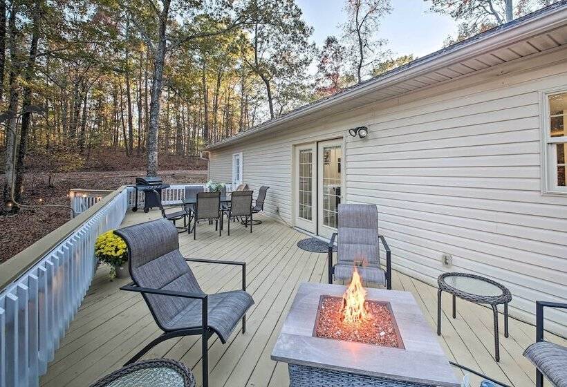 Fire Pit & Grill: Tranquil Retreat In Hot Springs