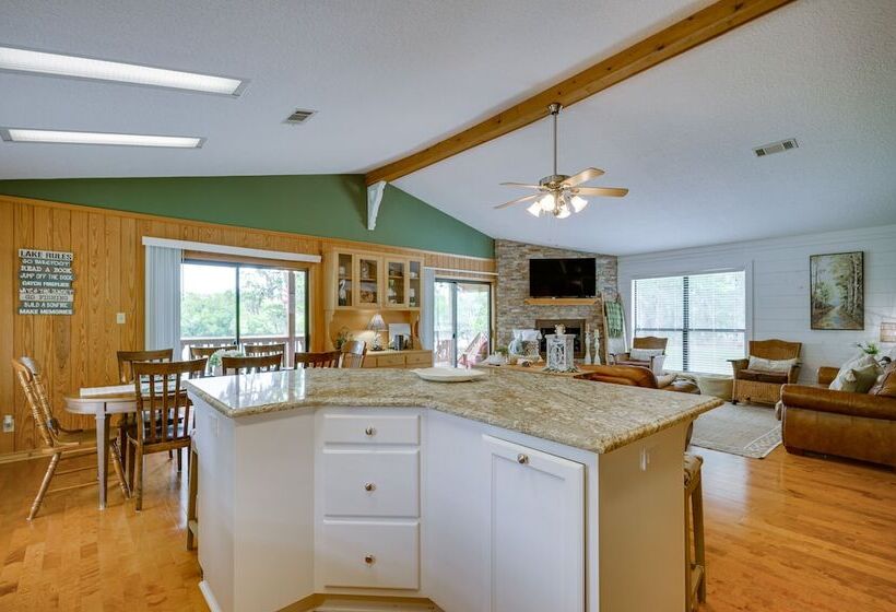 Waterfront Huntsville Home W/ Private Dock & Spa