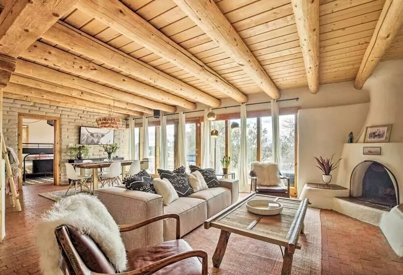 Authentic Santa Fe Adobe Home W/ Desert Views
