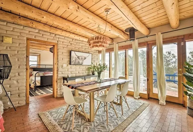Authentic Santa Fe Adobe Home W/ Desert Views