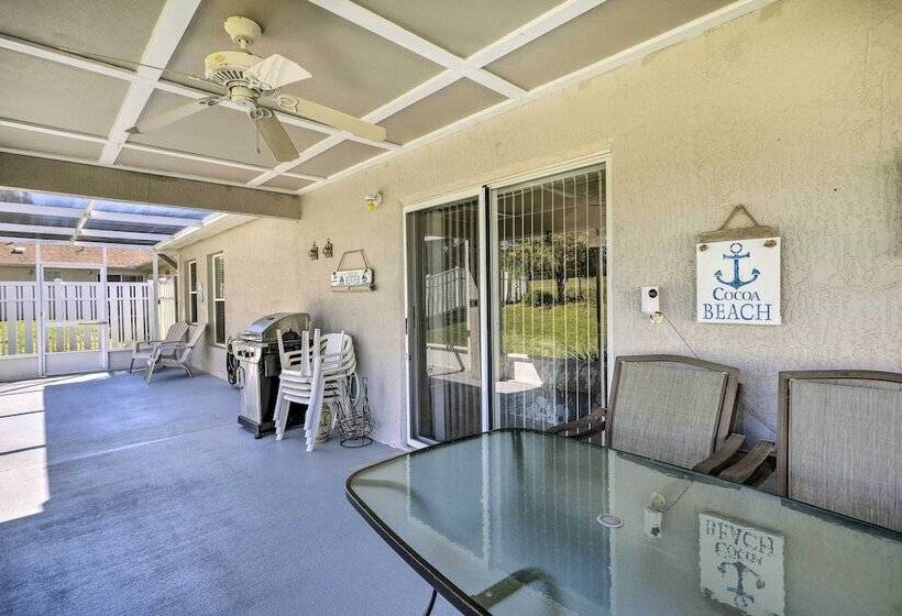 Bright Titusville Retreat W/ Lanai Wfh Friendly!