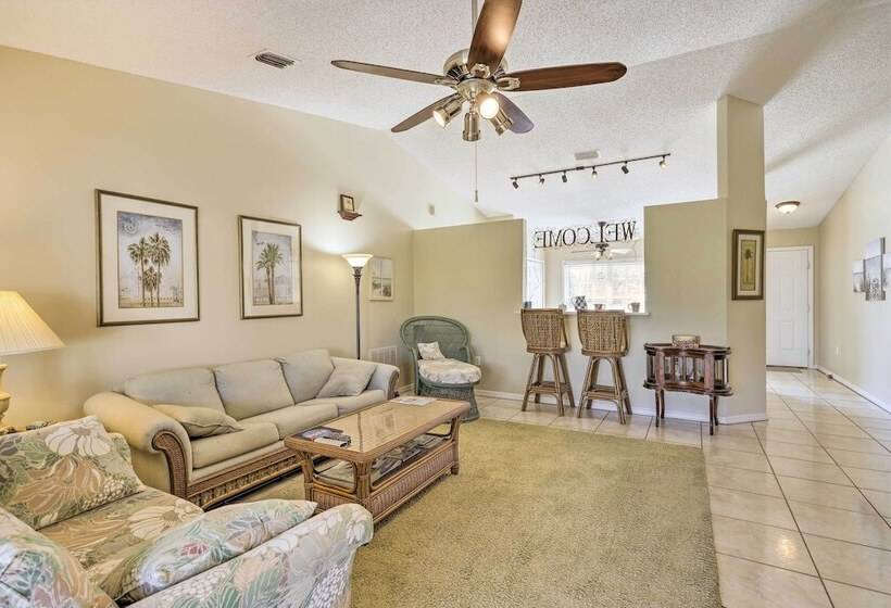 Bright Titusville Retreat W/ Lanai Wfh Friendly!