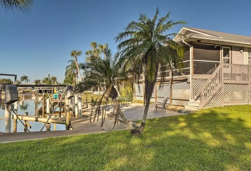 Canalfront Home W/ Private Dock   5 Mi To Beaches!