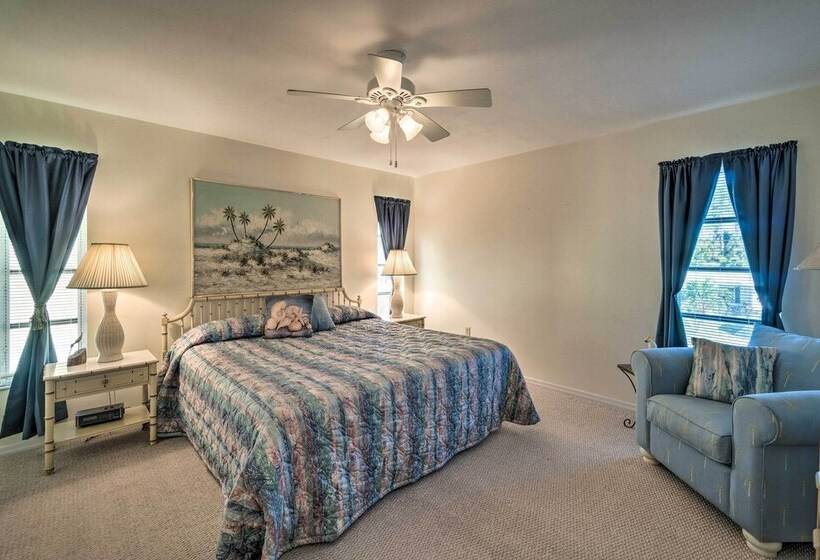 Canalfront Home W/ Private Dock   5 Mi To Beaches!